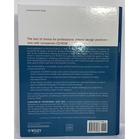 Professional Practice for Interior Designers Christine Piotrowski Hardcover Book - Picture 6 of 9